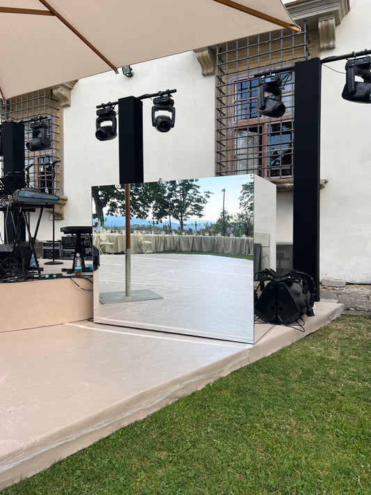 Noleggio Mirror Dj Booth