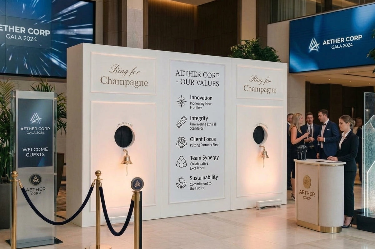 Noleggio Ring For Cocktail | Corporate Entertainment Wall